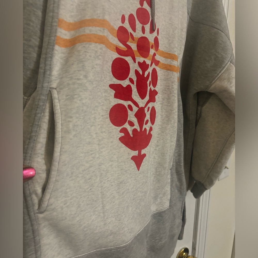 (NWOT) Free People Triple Threat Logo Hoodie - Picture 7 of 14